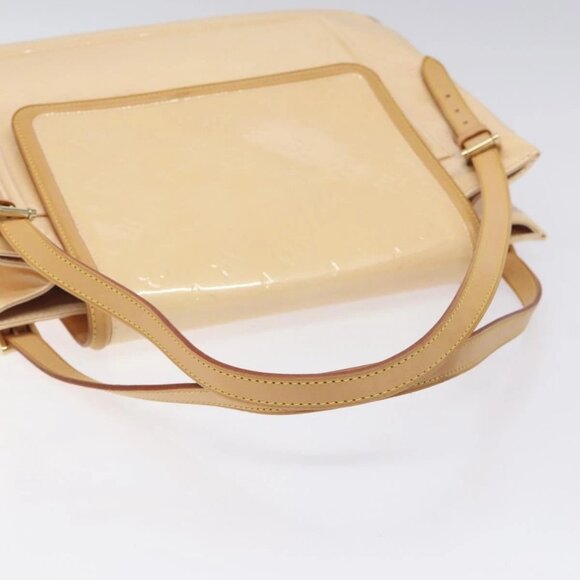 LOUIS VUITTON Vernis Biscayne Bay GM Bag Marshmallow Pink LV Auth - Picture 8 of 16